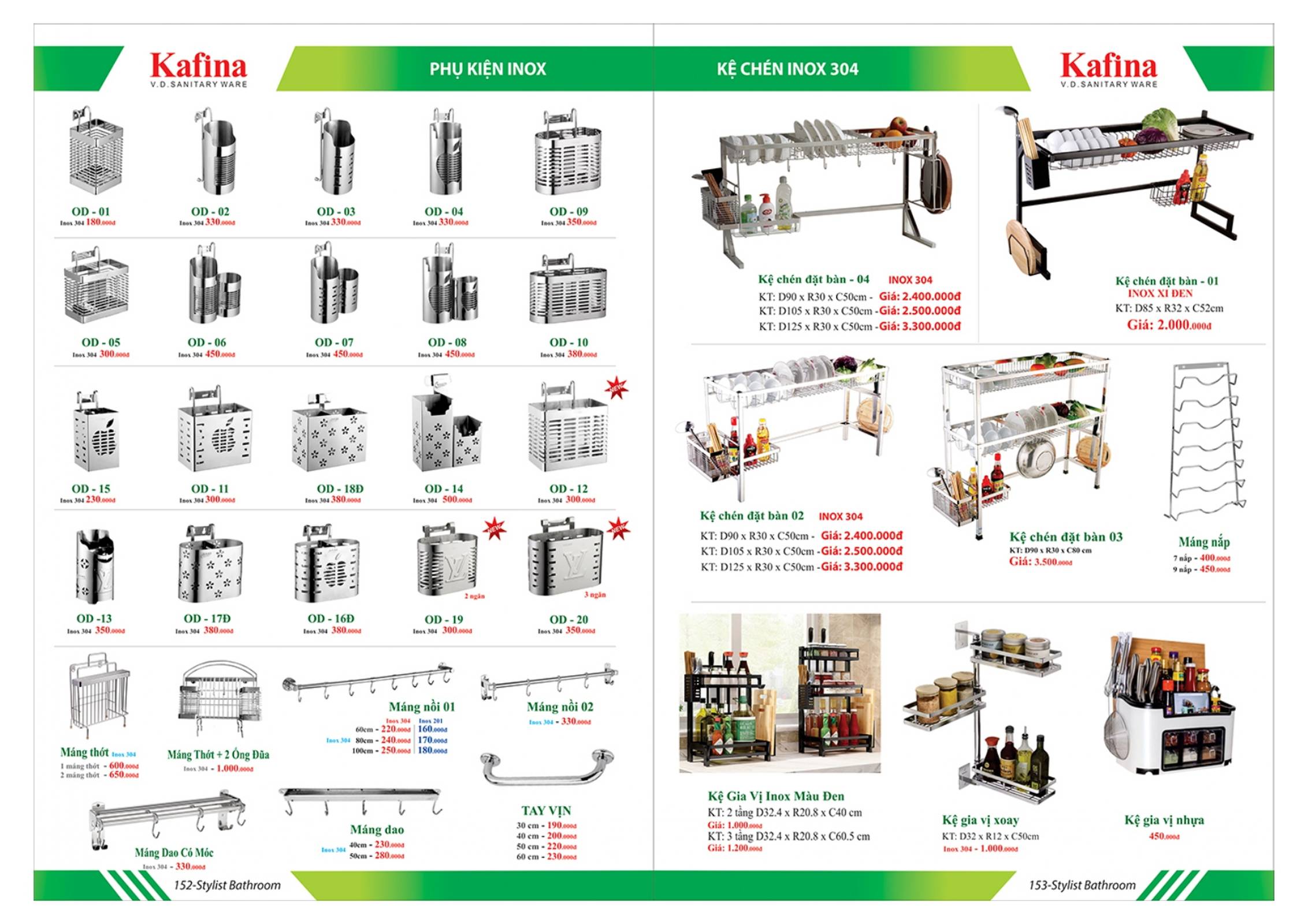 Thiết bị vệ sinh KAFINA Catalogue và Bảng giá mới nhất /Page 76